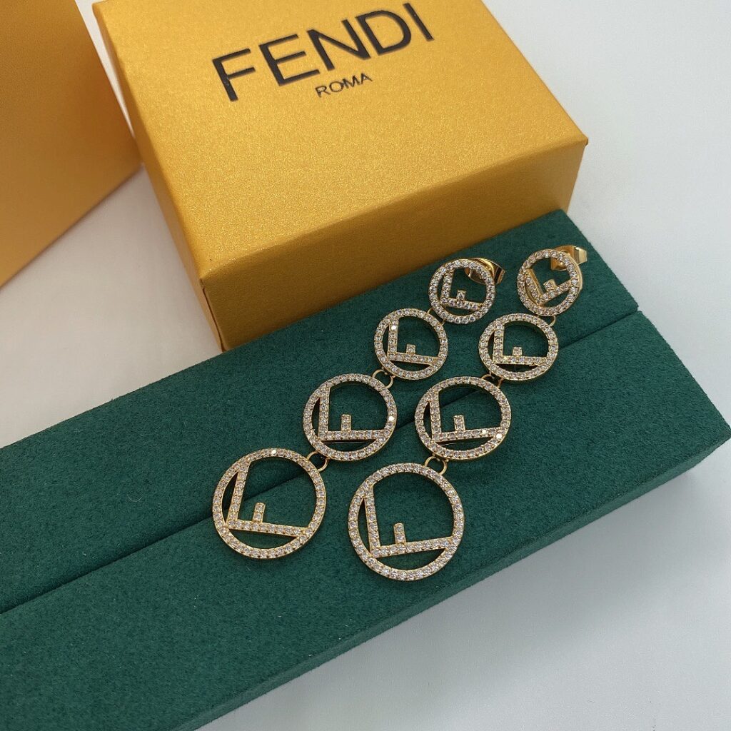 Fendi Earrings Style fendi 0608