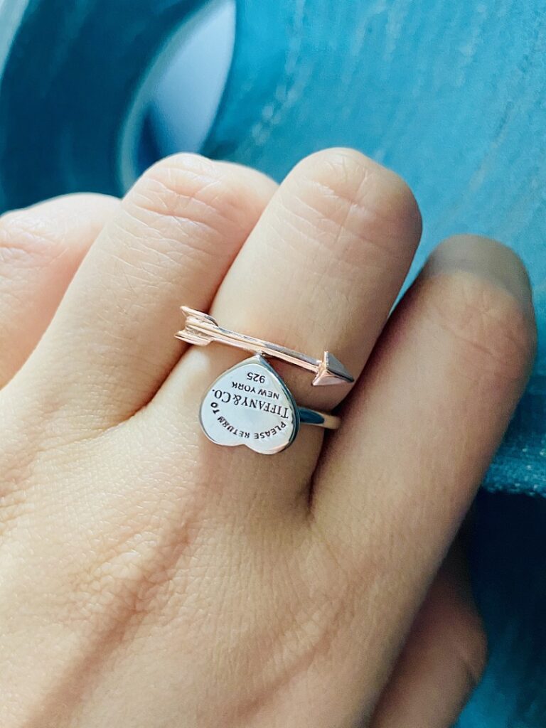 Louis Vuitton Ring Style t silver ring 55 size 5-6-7-8-9
