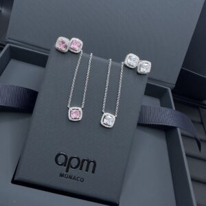 Stud Earrings 45 Necklace 45