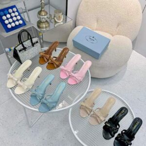 Prada 2027 New Style Sizes 35-43 6 Colors Available 2001117 Leather Sole Plus 30)