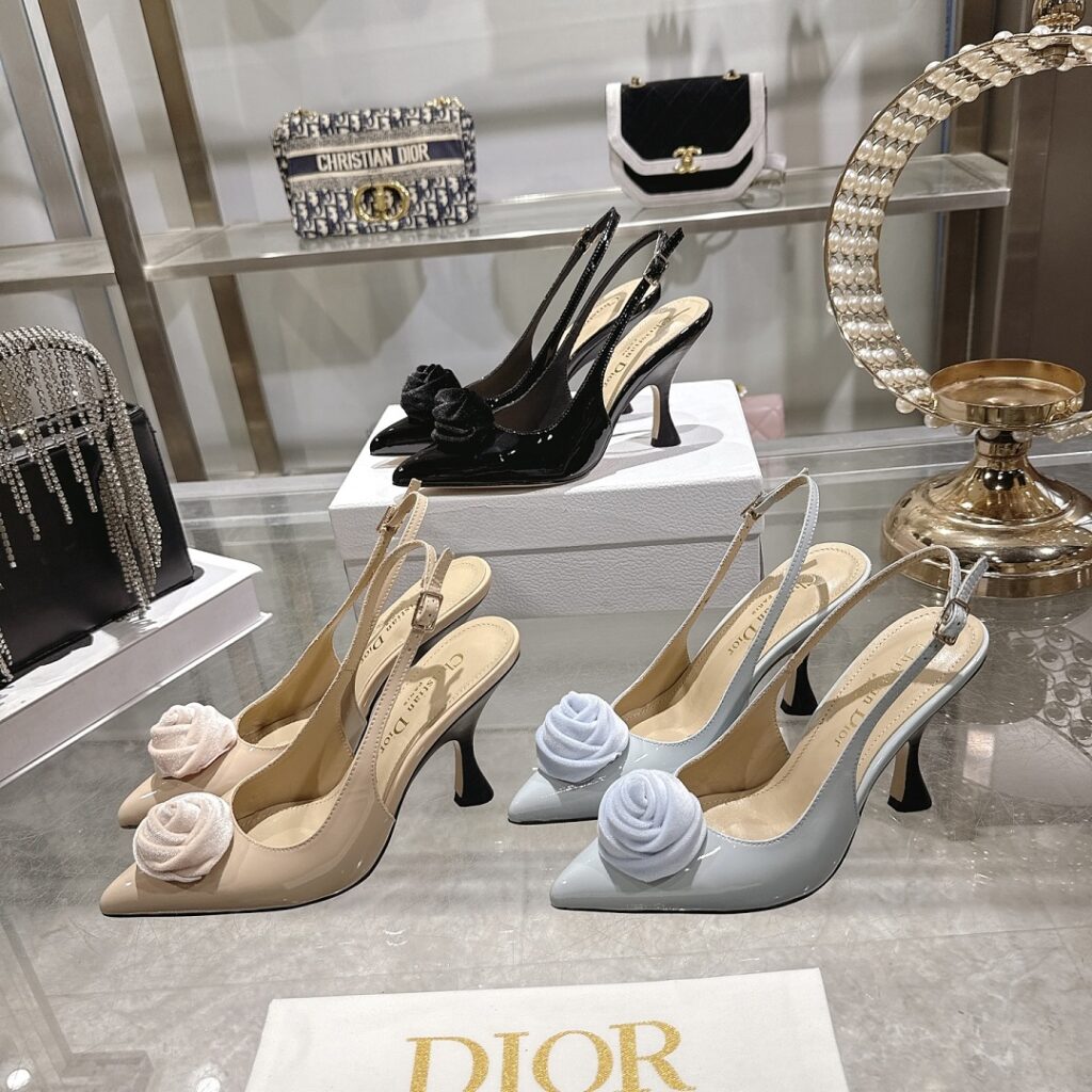 Dior 2026 New Style 9.5 cm Heel Sizes 34-41 3 Colors Available 3001159