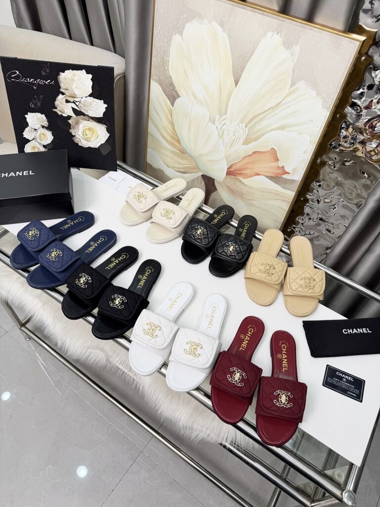 Chanel 2026 New Style Sizes 35-43 7 Colors Available Rubber Sole 200 Genuine Leather Sole 2401150