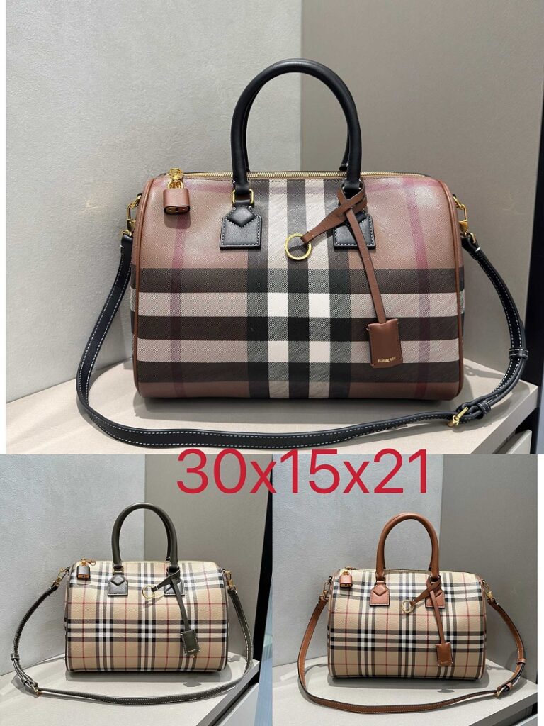 Burberry Vintage Check Boston Bag